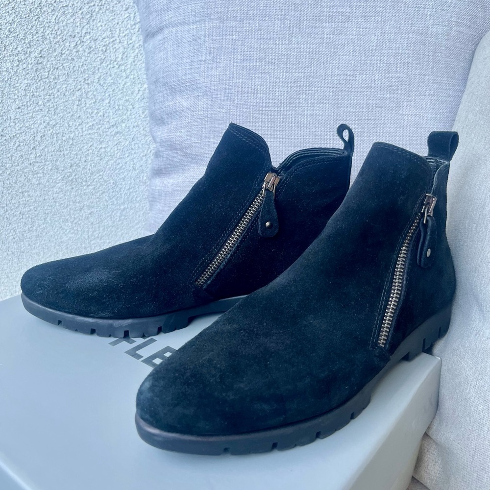 Black Suede Ankle Boots